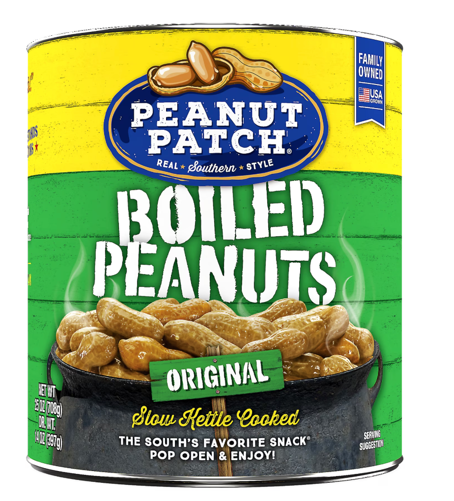 Peanut Patch Original Boiled Peanuts, 25 oz., Can