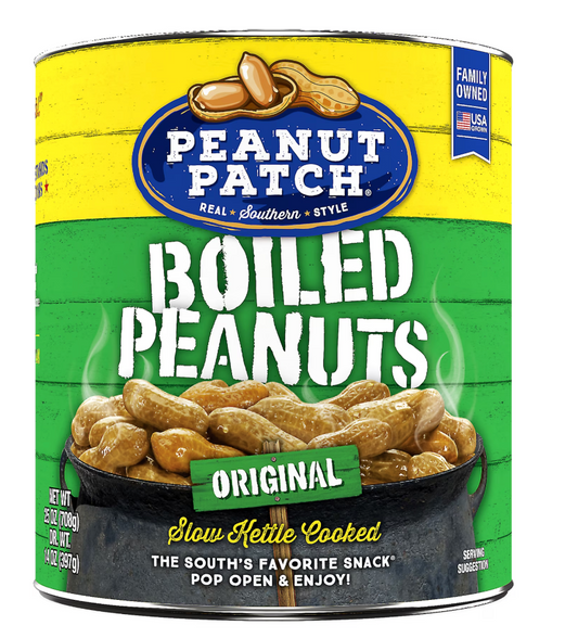 Peanut Patch Original Boiled Peanuts, 25 oz., Can
