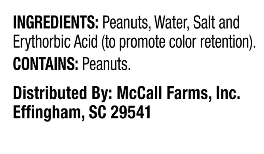 Peanut Patch Original Boiled Peanuts, 25 oz., Can