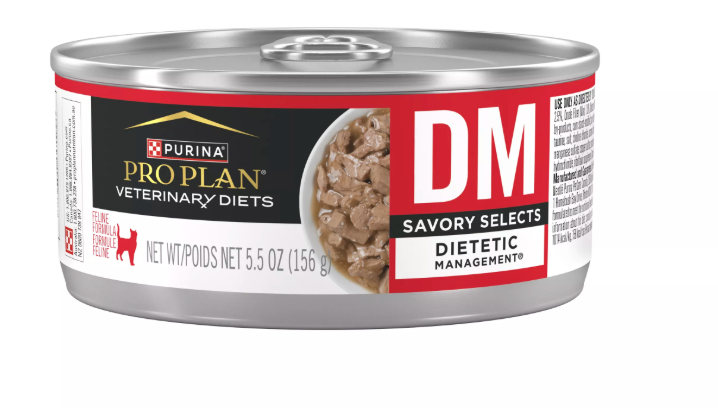 Purina® Pro Plan® Veterinary Diets DM Savory Selects Dietetic Management Cat Food