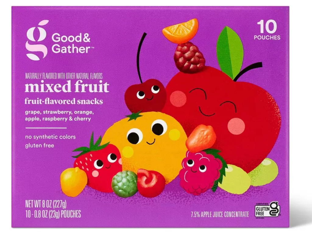 Mixed Fruit Fruit-Flavored Snacks - 8oz/10ct - Good & Gather™