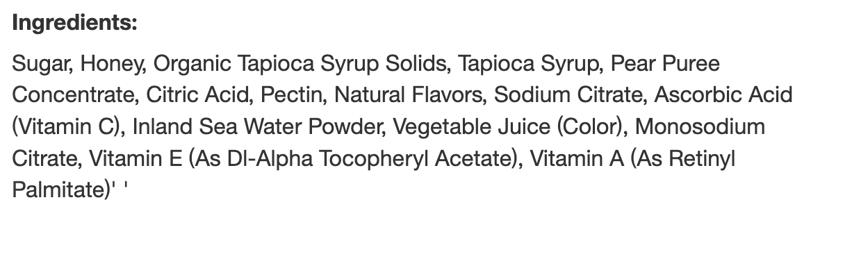 BEEUP Fruit Snacks Sour Watermelon - 7.76oz