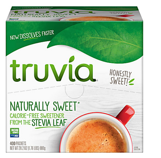 Truvia Sweetener Packets - Natural Sweetener - 400/Carton