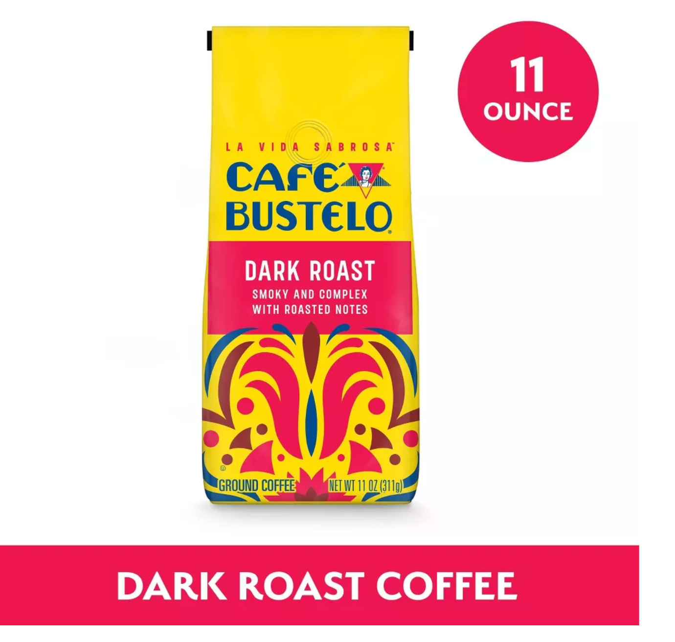 Cafe Bustelo Dark Roast Ground Coffee - 11oz
