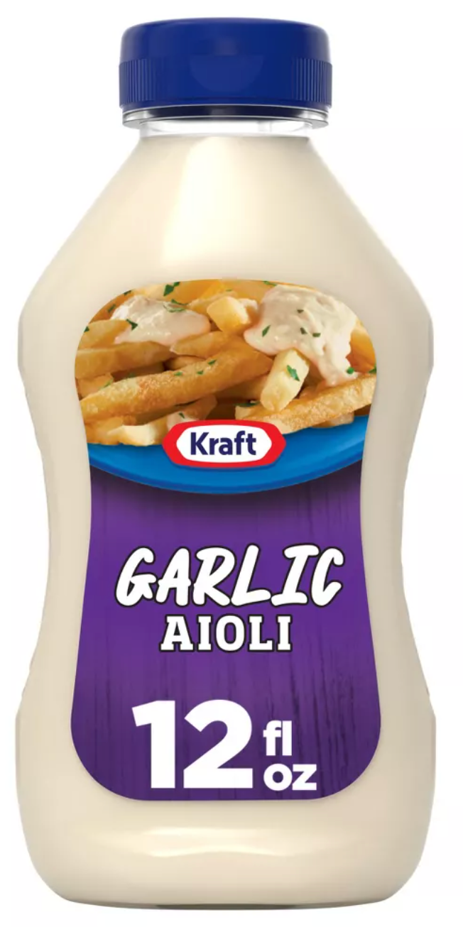 Kraft Garlic Aioli - 12 fl oz - August 13th 2025