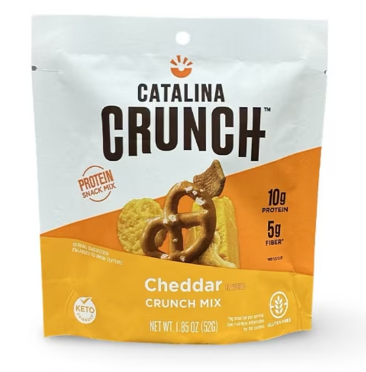 Keto Friendly Crunch Snack Mix - Cheddar - 1.85 oz (52 Grams)