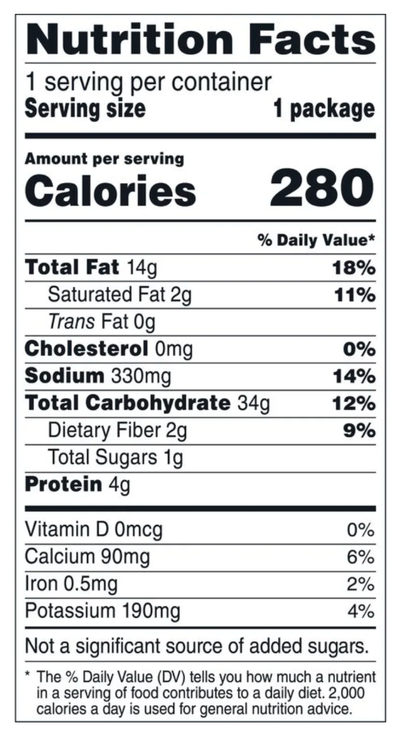Doritos Minis Nacho Cheese Flavored Tortilla Chips Single Serve Canister 1.95 oz - expired Feb 10 2026