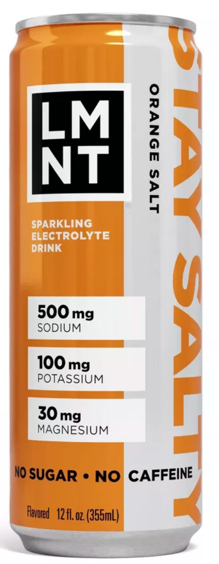 LMNT Zero Sugar Orange Electrolyte Drink - 12 fl oz Can