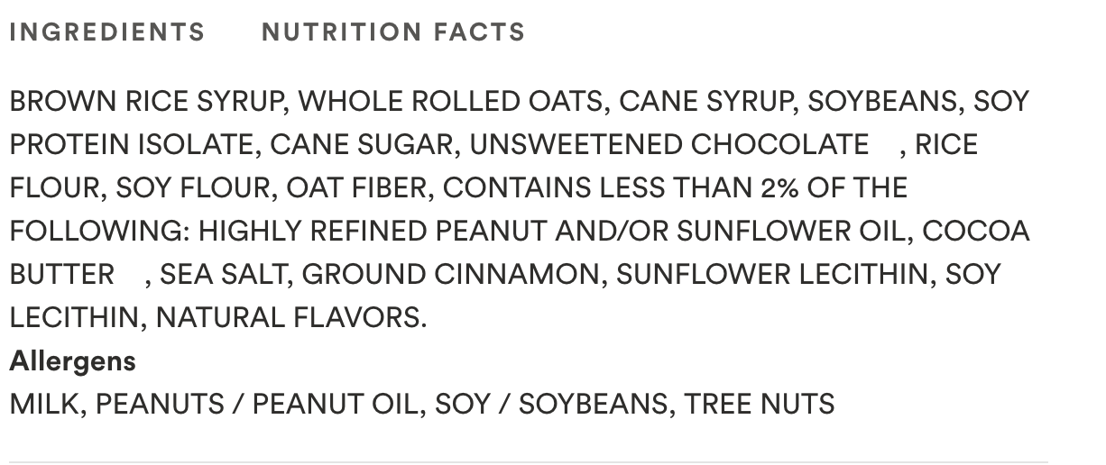 365 by Whole Foods Market Chocolate Chip Energy Bar, 2.4 OZ
