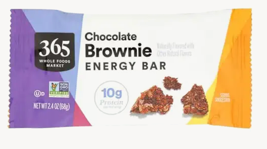 365 by Whole Foods Market Chocolate Brownie Energy Bar, 2.4 OZ