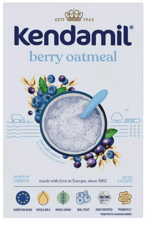 Kendamil Oat Cereal Baby Food - Mixed Berry - 8oz