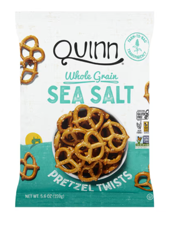 Quinn Snacks Classic Pretzel Twists Sea Salt -- 5.6 oz
