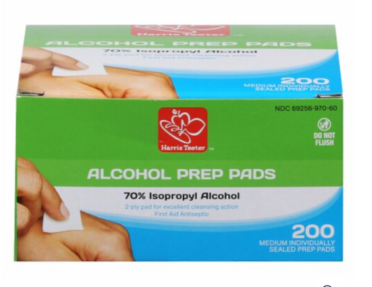 Harris Teeter™ Medium Alcohol Prep Swabs