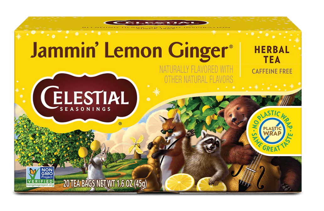 Jammin' Lemon Ginger Herbal Tea