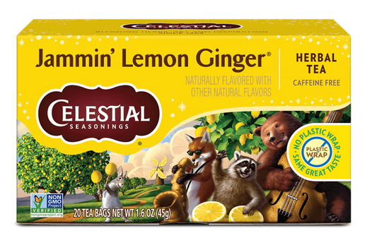 Jammin' Lemon Ginger Herbal Tea
