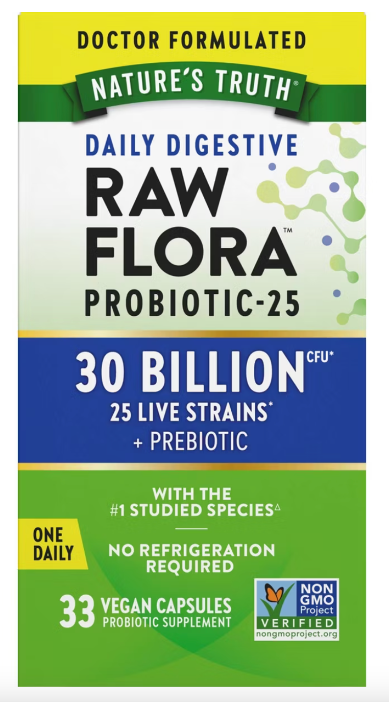 Nature's Truth Daily Digestive Vitamin Vegan Capsules 30B - 33ct