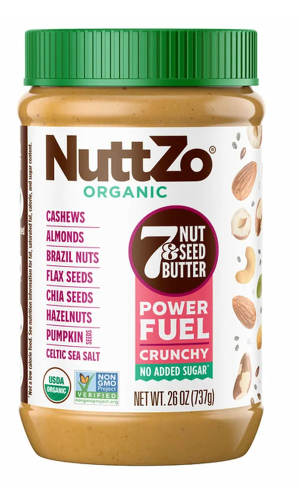 NuttZo Power & Organic 7 Nut & Seed Butter, Power Fuel Crunchy, 26 oz - Expired 04/2025