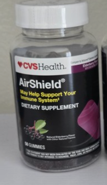 CVS Health Airshield Gummies Elderberry 50 Count Each Exp: 4/2026