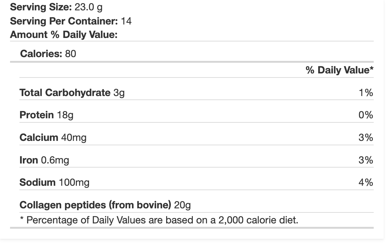 Vital Proteins Vanilla Collagen Peptides Dietary Supplement - 11.5oz - Expired 8/25/2025