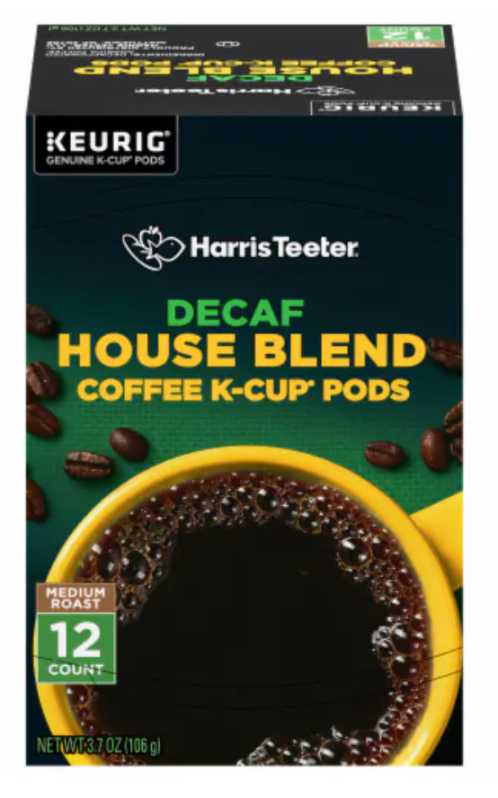 Harris Teeter® Decaf House Blend Medium Roast Coffee Pods