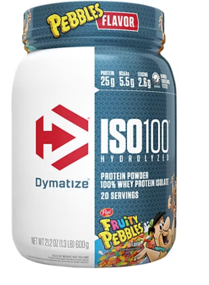 ISO100 Hydrolyzed 100% Whey Protein Isolate - Fruity Pebbles (1.3 Lbs. / 20 Servings)
