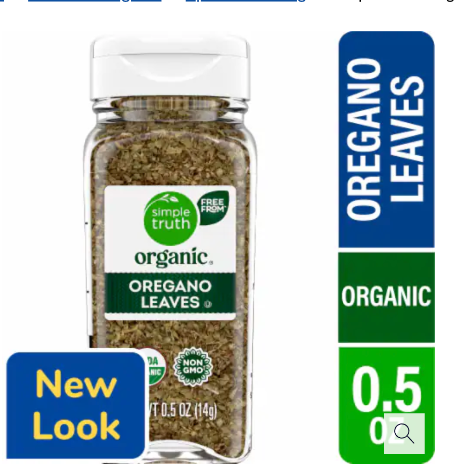 Simple Truth Organic® Oregano Leaves Shaker