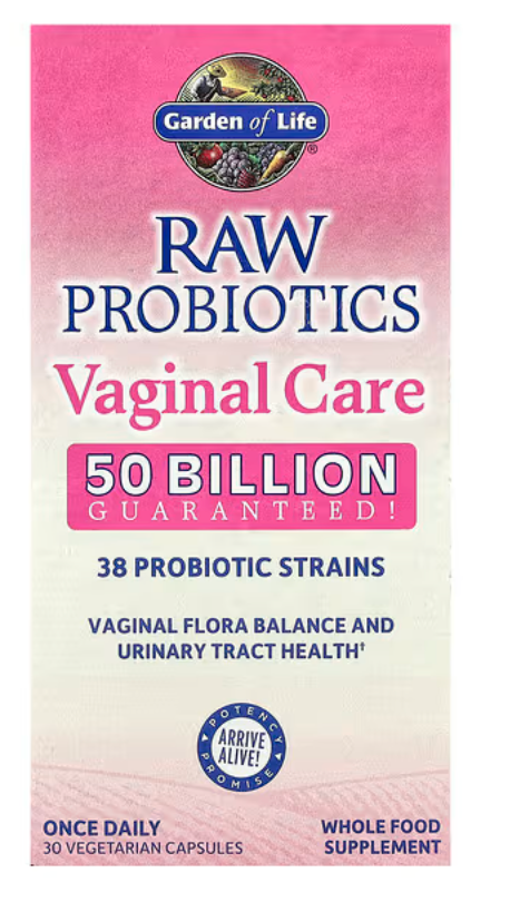 Garden of Life, RAW Probiotics, Vaginal Care, 30 Vegetarian Capsules