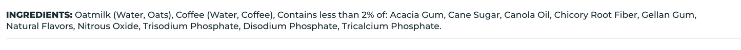 La Colombe Oatmilk Double Draft Latte - 11 fl oz