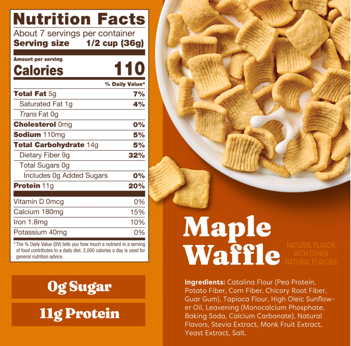 Catalina Crunch maple waffle Cereal