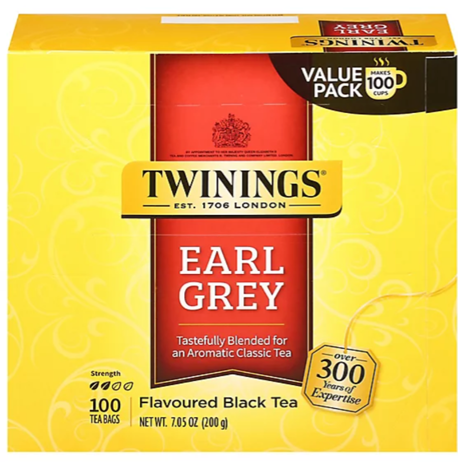 Twinings Of London Earl Grey Tea - 100 CT