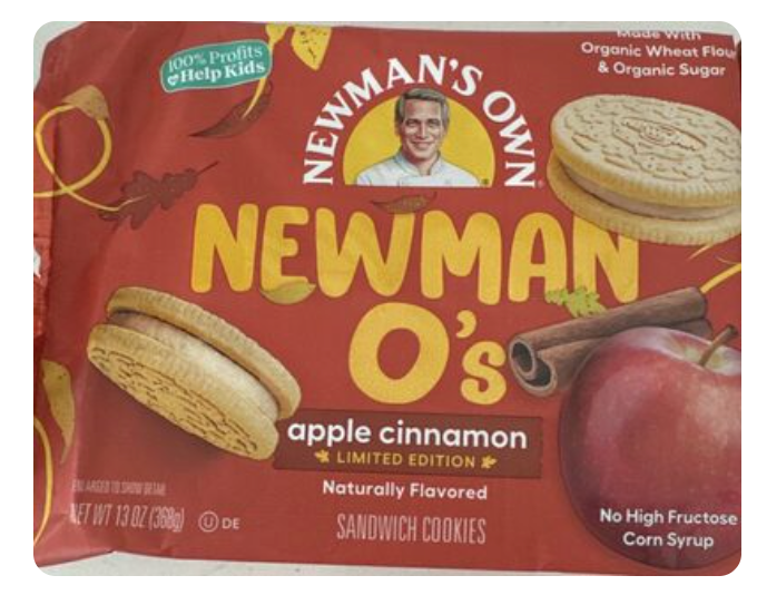 Apple Cinnamon Newman-O’s – Newman’s Own – 13 oz