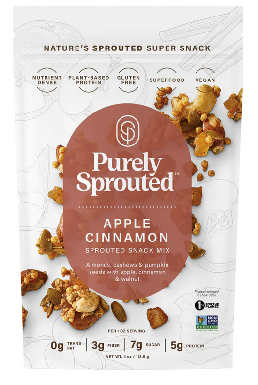 Apple Cinnamon Sprouted Snack Mix