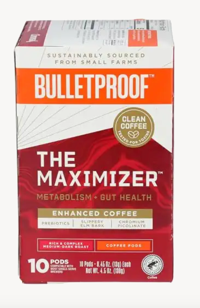 BULLETPROOF The Maximizer Functional Coffee Pods, 4.5 OZ - 10 pods