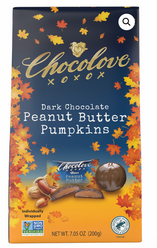 Peanut Butter in Dark Chocolate Fall Bites