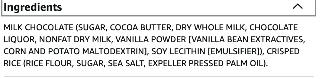 365 by Whole Foods Market, Puffed Rice Milk Chocolate Square 22 Count, 10.9 Ounce