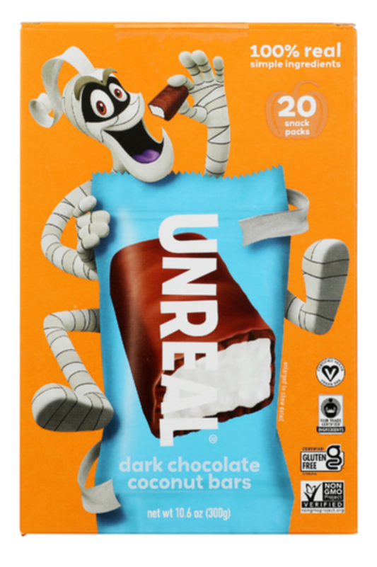 Unreal Dark Chocolate Coconut Bars 20 Pack