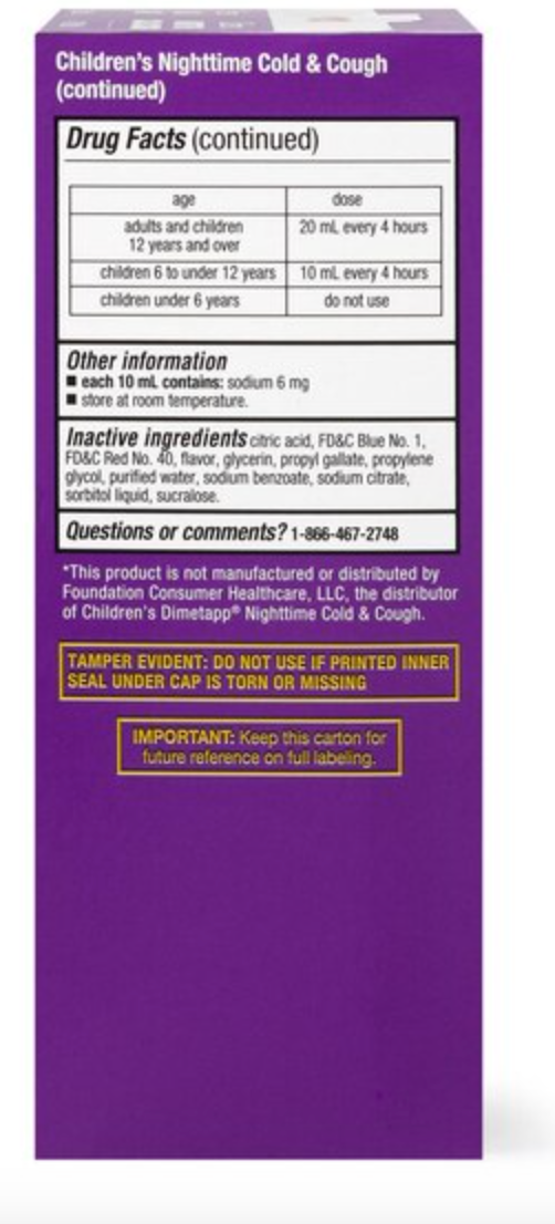CVS Children's Day + Nighttime Cough & Chest Congestion Liquid Combo Pack, Grape, 4 FL OZ