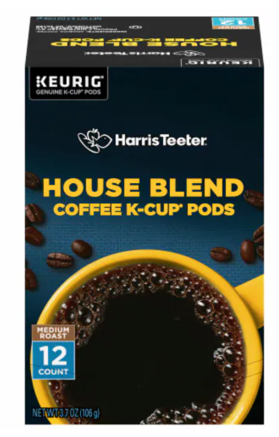 Harris Teeter® House Blend Medium Roast Coffee Pods - 12 ct