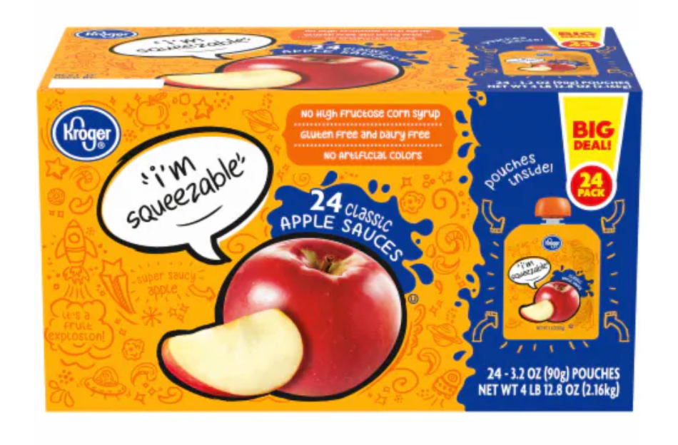 Kroger® Classic Applesauce BIG Deal! - 24 count - Expires Sep 2026
