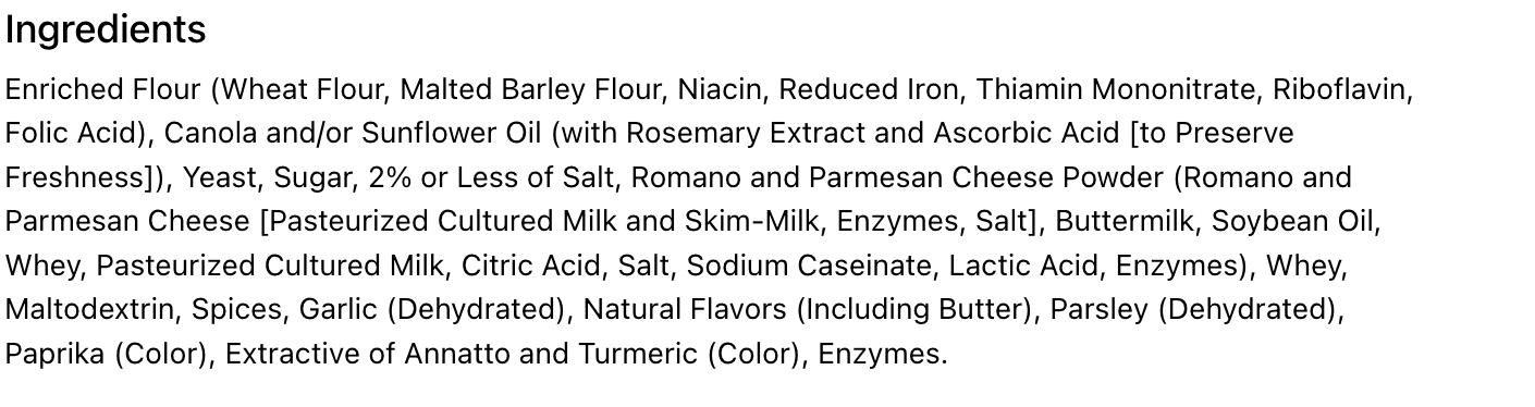 Kroger® Homestyle Seasoned Herb Croutons - May 2026