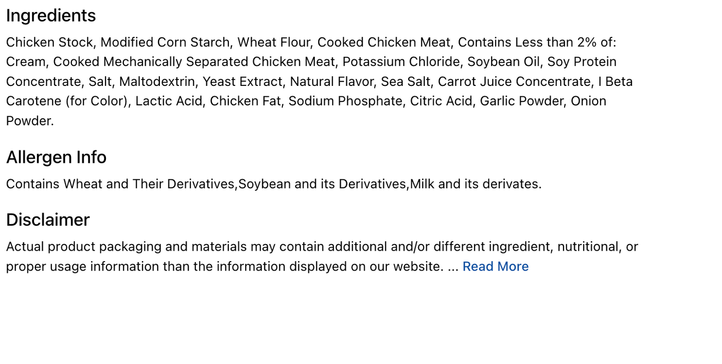 Harris Teeter™ Reduced Sodium Cream of Chicken Condensed Soup - Expires 1/30/2027