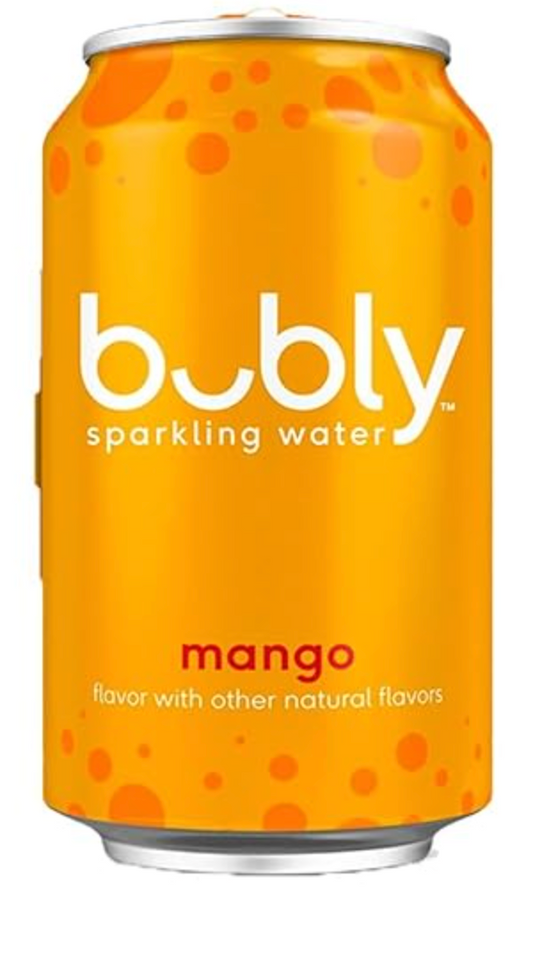 Bubly Mango Flavored Sparkling Water 12 fl oz - single office