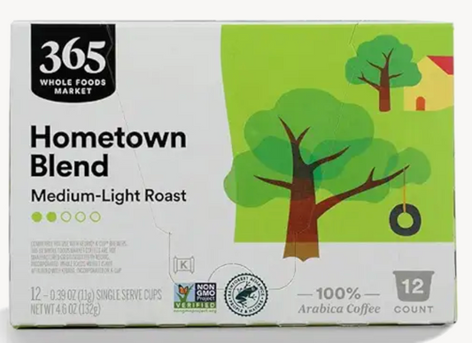 365 by Whole Foods Market Hometown Blend Coffee Capsule, 12 CT