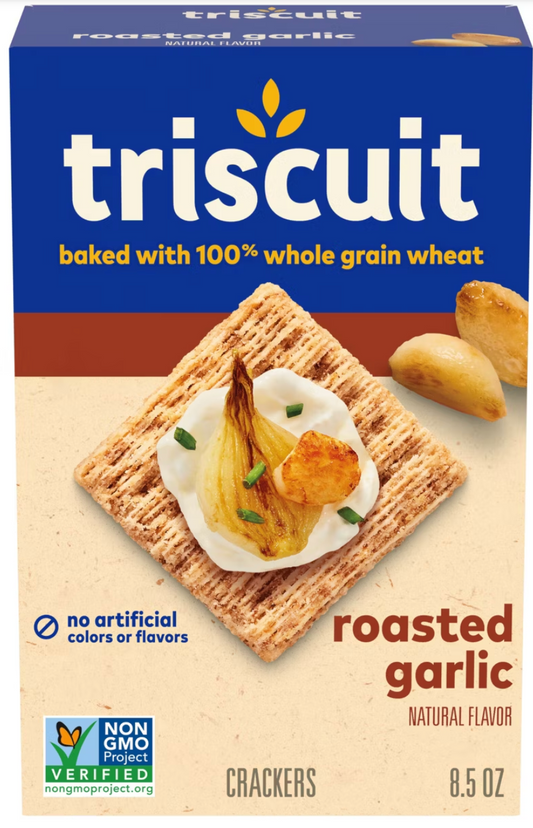 Triscuit Roasted Garlic Crackers - 8.5oz - May 27 2026