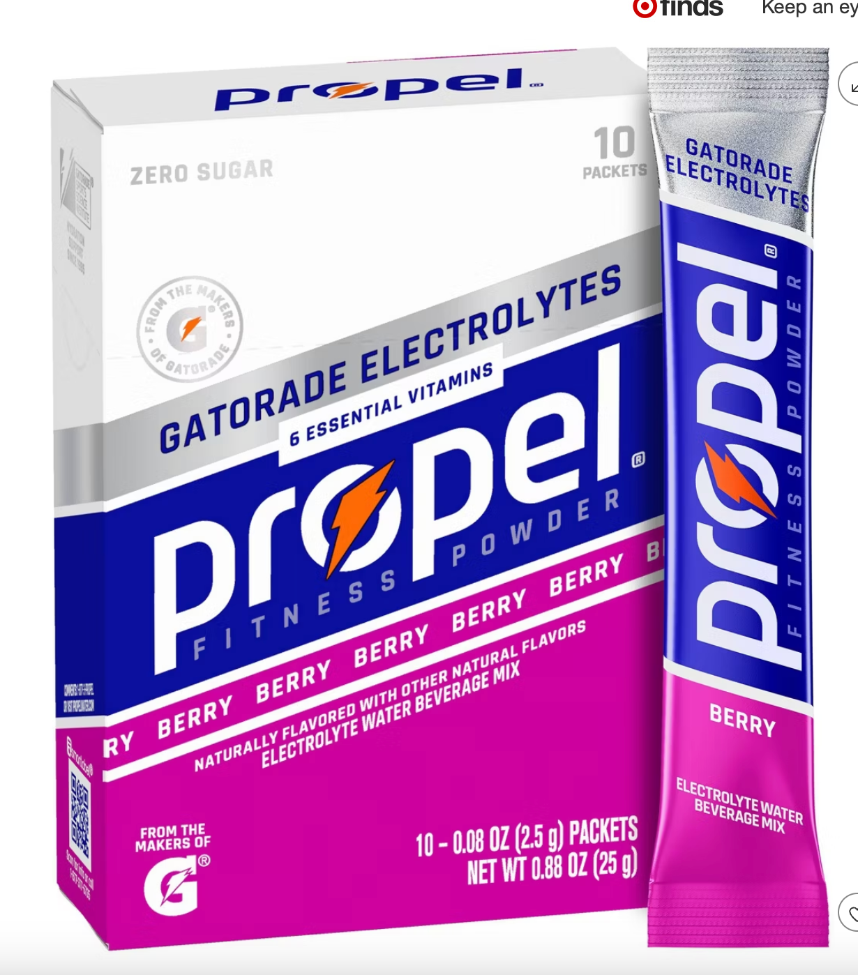 Propel Zero Sugar Water Beverage Mix - 10pk/0.08oz Pouches - Berry