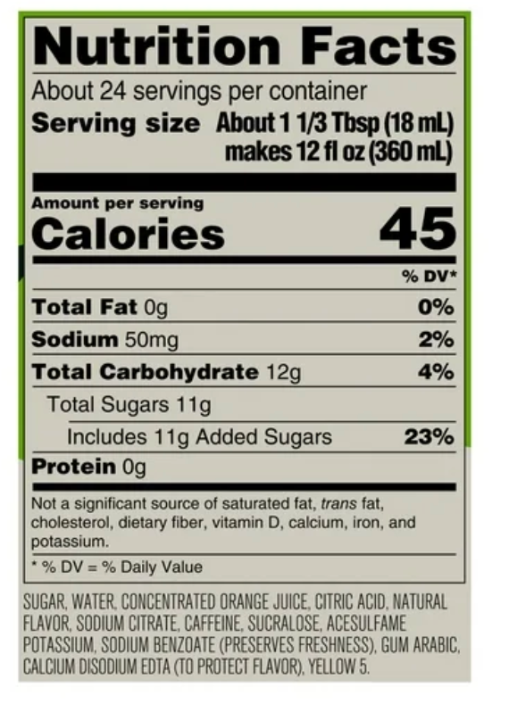 SodaStream Mountain Dew Soda Mix, 14.9 fl oz.