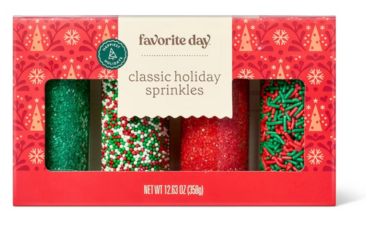 Holiday Classic Sprinkles Set - 12.63oz - Favorite Day™