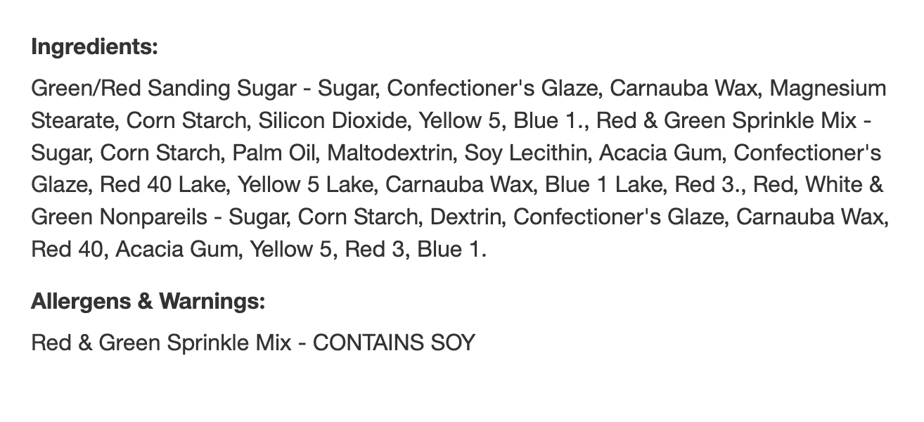 Holiday Classic Sprinkles Set - 12.63oz - Favorite Day™