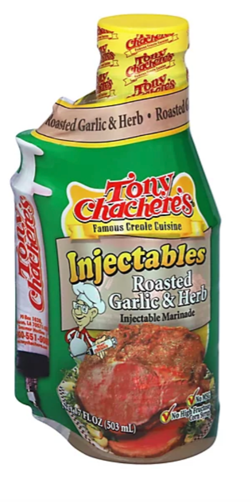 Tony Chacheres Injectables Marinade Roasted Garlic & Herb - 17 Oz