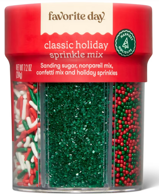 Classic 6 Cell Holiday Sprinkle Mix - 7.27oz - Favorite Day™